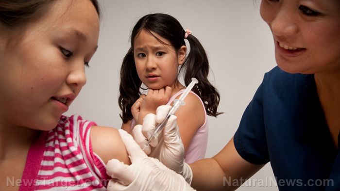 Image: Targeting the DEFENSELESS: Big Pharma now testing experimental Wuhan coronavirus vaccines on kids
