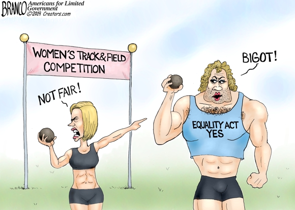 Image: Left-wing lunatics abandon all logic, claim protecting women’s sports is somehow a “white supremacist” policy
