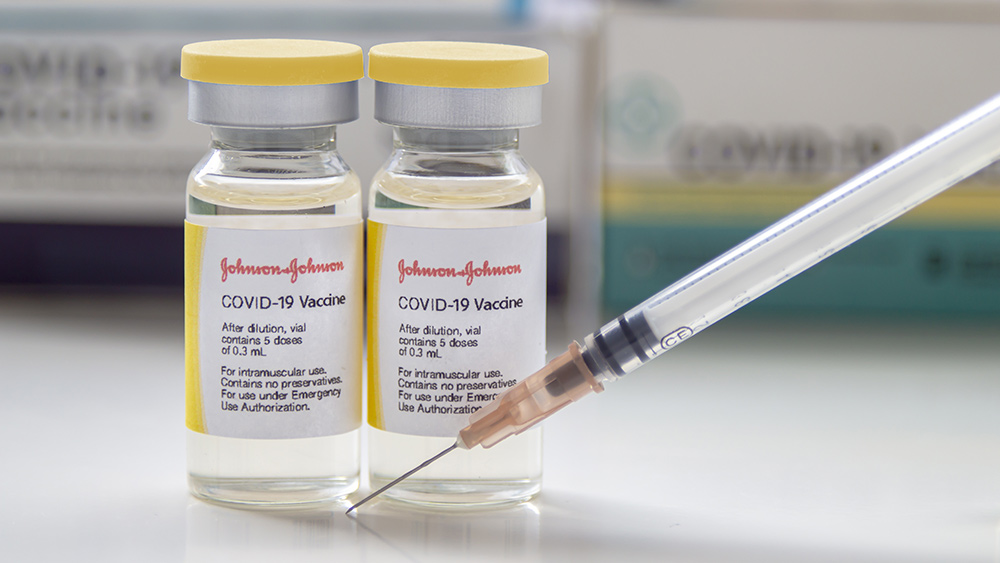 Image: European regulators slap safety warning on J&J vaccine over deadly blood clots
