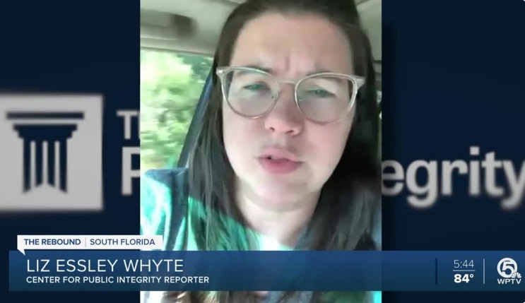 Image: MEDICAL MAFIA: Center for Public Integrity reporter Liz Essley Whyte targeting FAMILY members of “anti-vaxxers,” digging for dirt to smear them across NPR, NYT, WashPost and AP