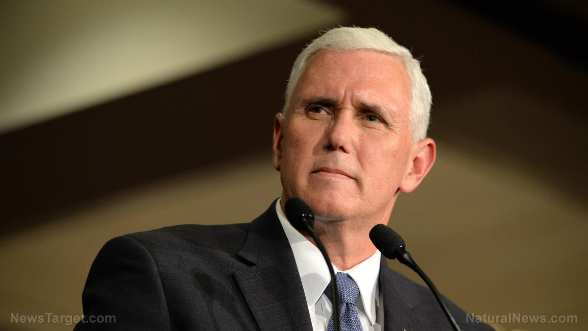 Image: Turncoat Mike Pence issues lip service against Joe Biden… after helping install him into office