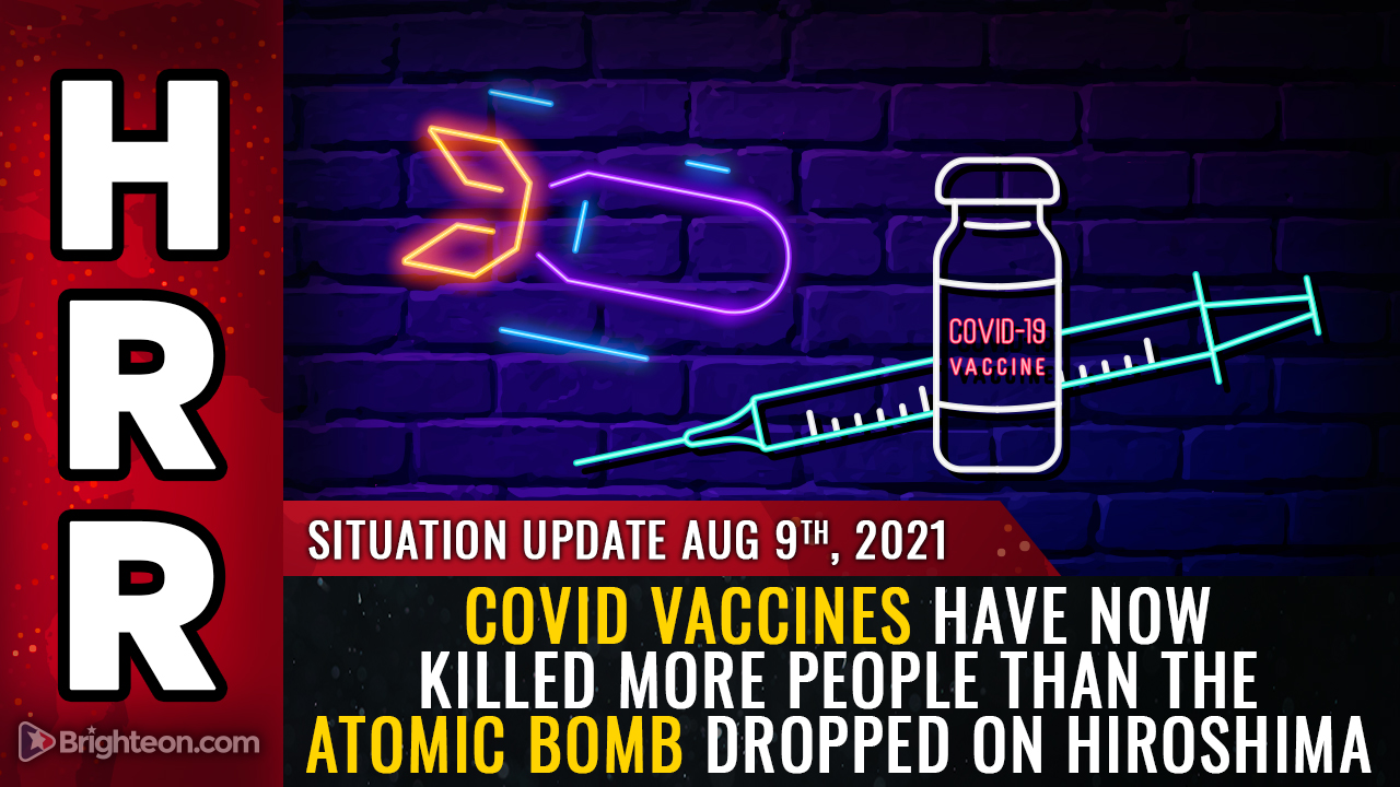 Image: MEDICAL HORROR: Covid vaccines have now killed more people than the ATOMIC BOMB dropped on Hiroshima