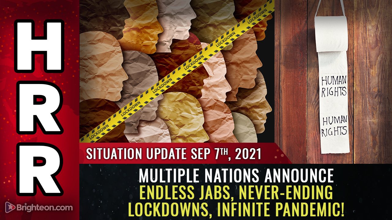 Image: INFINITE PANDEMIC: Multiple nations announce never-ending “booster” shots, lockdowns, covid compliance… it will only end when we RESIST the medical tyranny