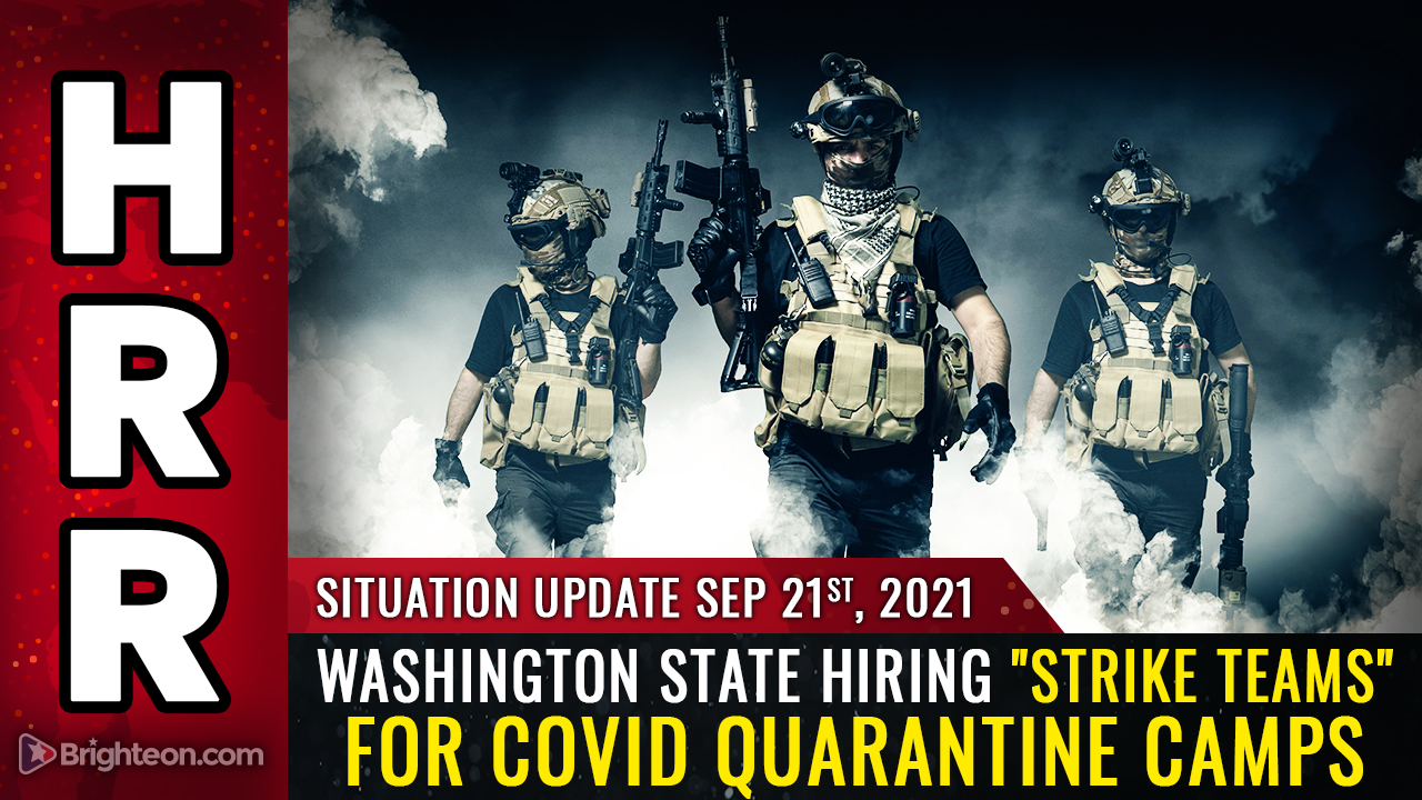 Image: Washington State government stealth edits job posting to remove “strike team” from covid quarantine camp ad