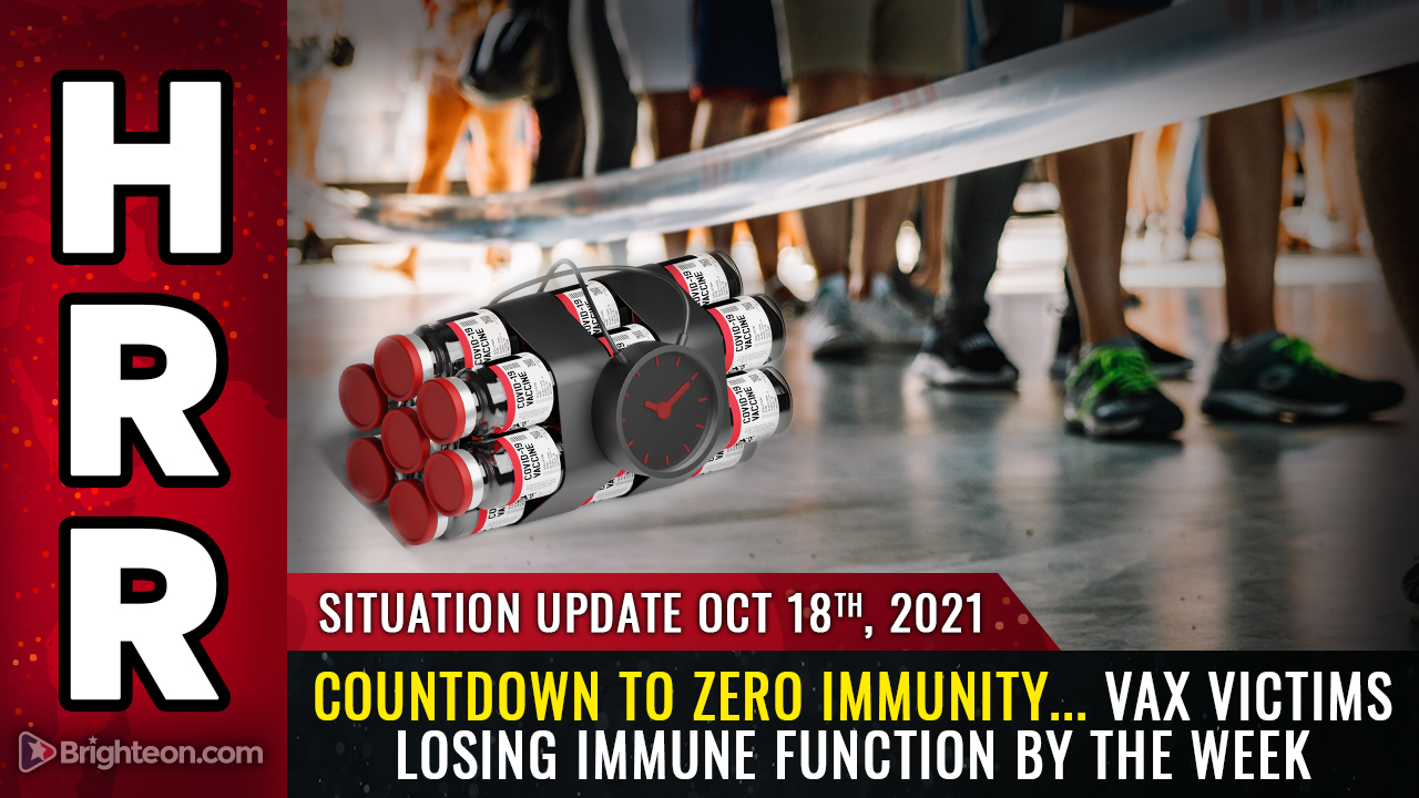 Image: Countdown to ZERO IMMUNITY… vaccine victims are seeing their immune response drop by about 5% each week, with long-term consequences mirroring AIDS