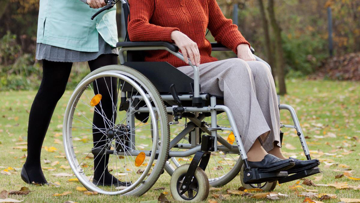 Image: Woman ends up in wheelchair with neurological damage after submitting to COVID shot
