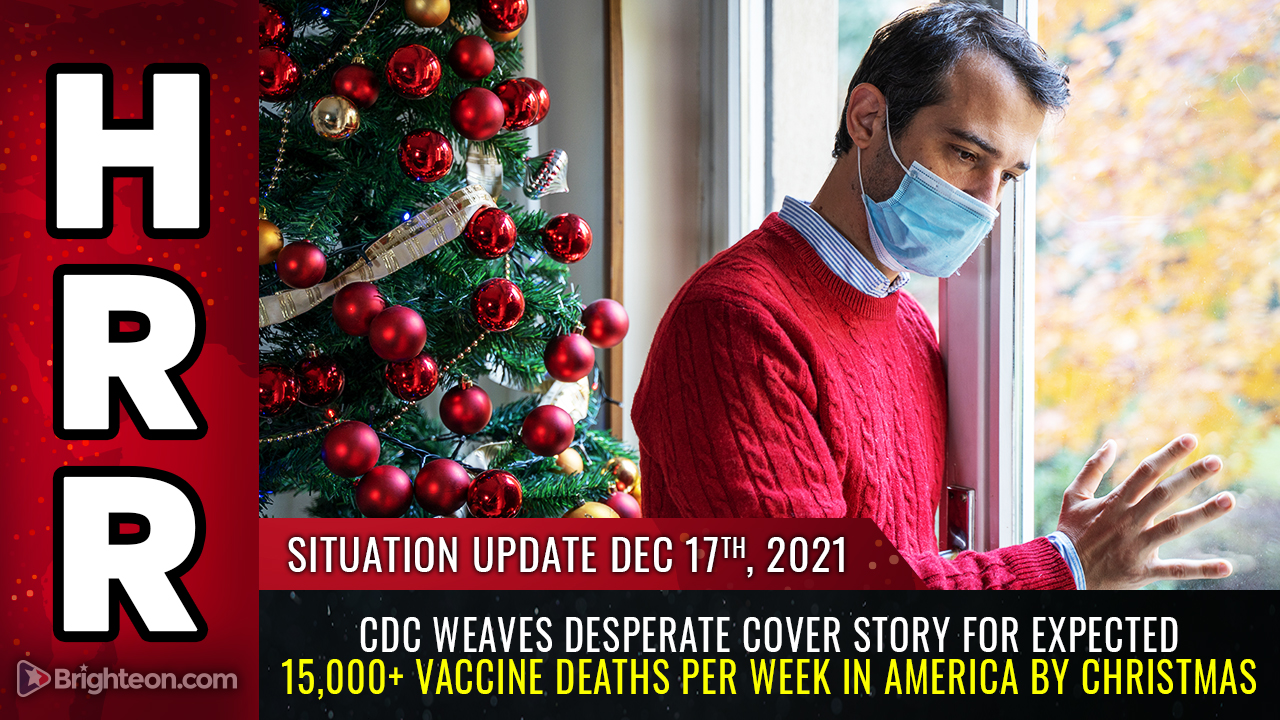Image: CDC just warned that 15,000 Americans will die EACH WEEK by Christmas; but it’s actually VACCINE DEATHS that are accelerating just as independent doctors told us all along
