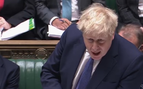 Image: British PM Boris Johnson steps in it with COVID hospitalization stat; admits 90% of ICU patients are DOUBLE-vaxxed