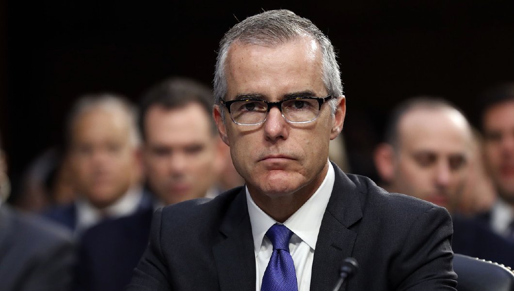 Image: Disgraced FBI no. 2 Andrew McCabe tells UChicago students the feds should be weaponized against conservatives