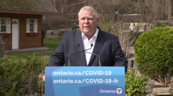 Image: Ontario Premier Doug Ford changes stance on COVID vaccines and other mandates after freedom convoy gains traction
