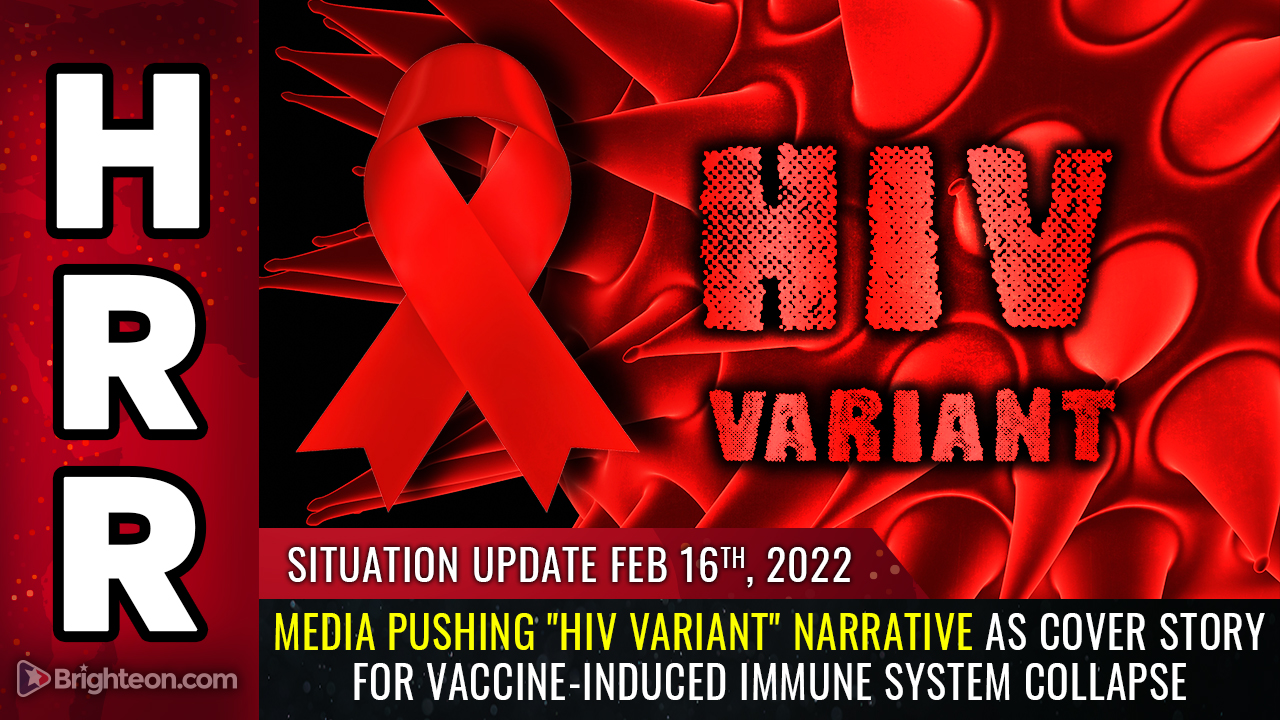 Image: Media pushing “HIV variant” narrative as cover story for vaccine-induced immune system collapse