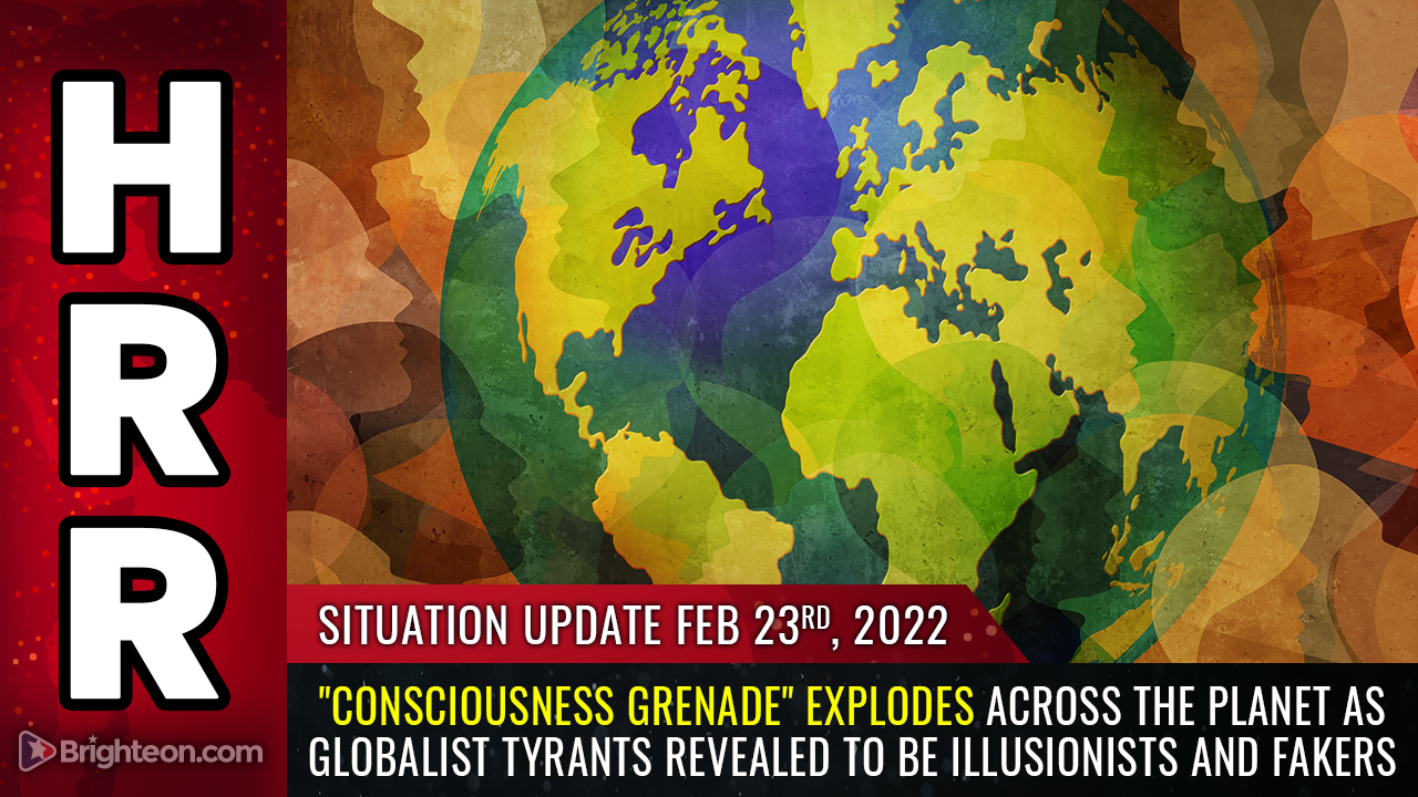 Image: “Consciousness grenade” explodes across the planet as globalist tyrants revealed to be ILLUSIONISTS and FAKERS