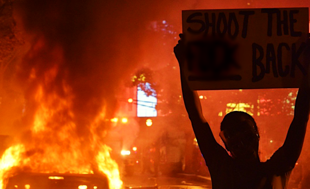 Image: When BLM riots, it’s “democracy;” when truckers protest, it’s “terrorism”
