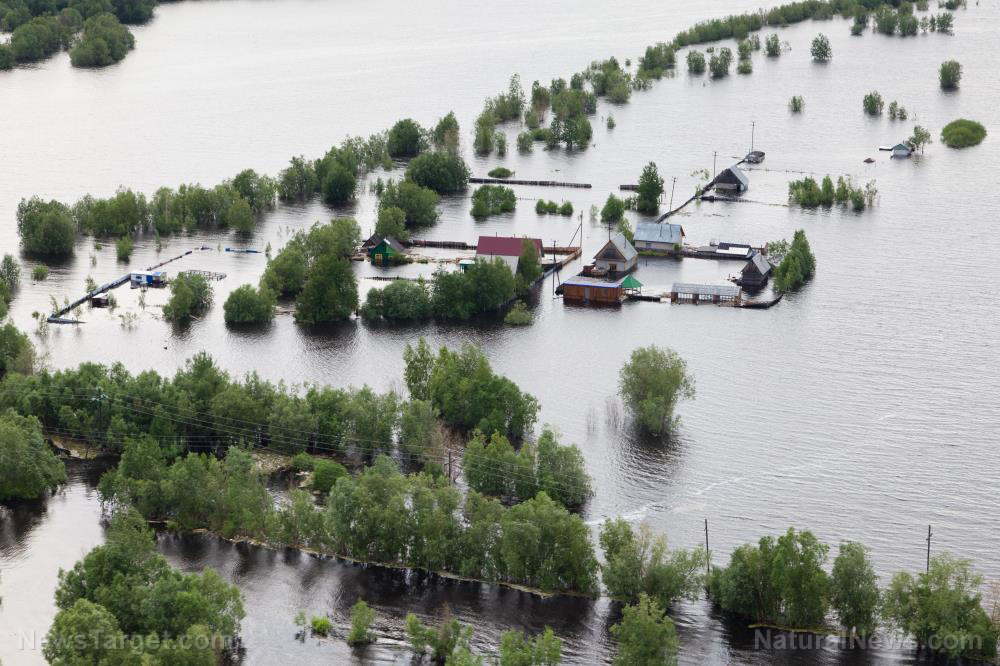 Image: Flooding in West China submerges villages, destroys crops