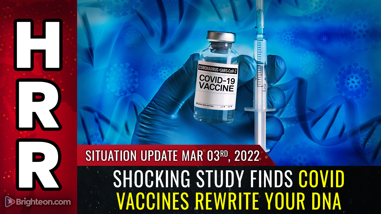 Image: Shocking study finds covid vaccines REWRITE your DNA… criminal CDC proven to have repeatedly LIED about this very issue to deceive and harm the public