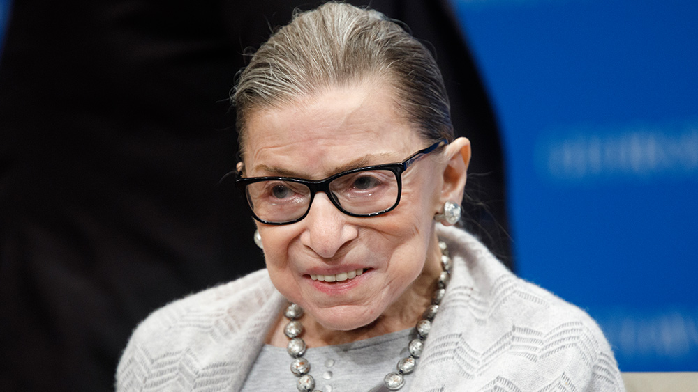 Image: Infanticide advocate Ruth Bader Ginsburg dies from pancreatic cancer, after decades of promoting abortions and medical violence against children