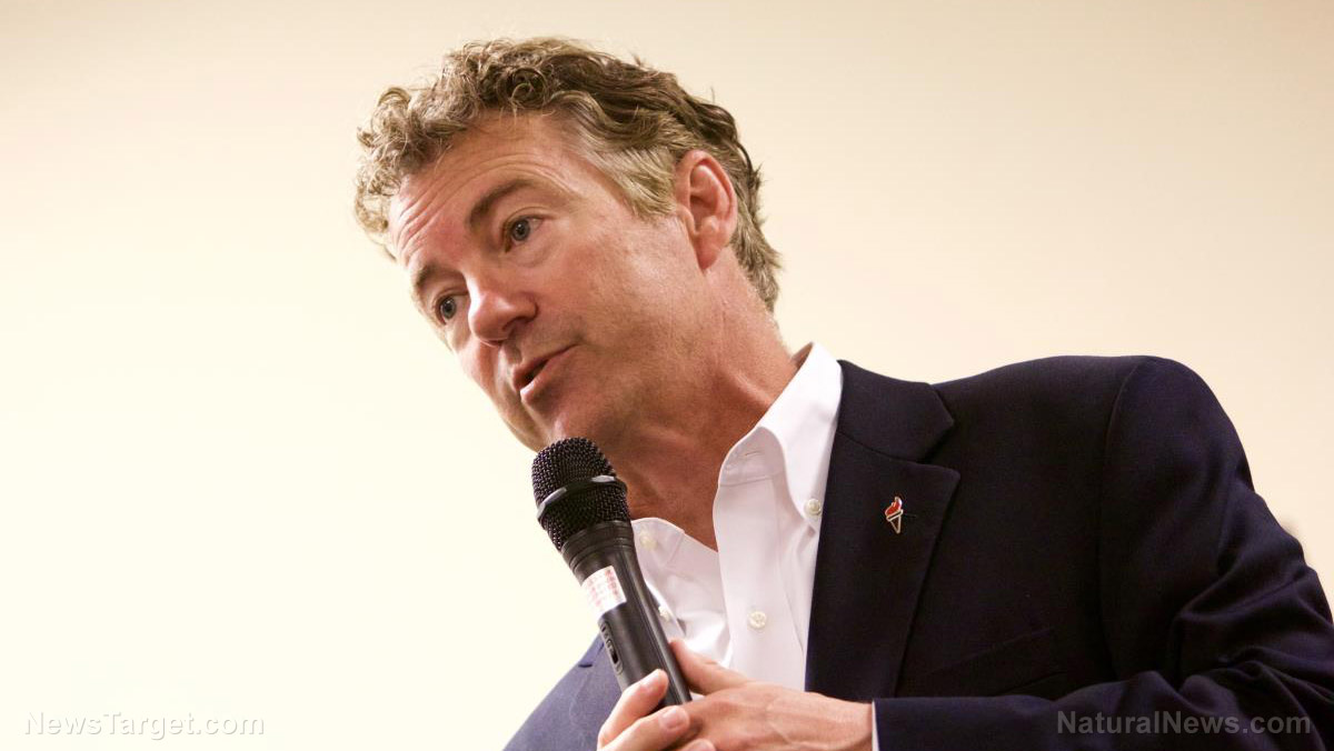 Image: Sen. Rand Paul says left-wing mobs are PAID, well-organized thugs, confirming they are terrorists-for-hire