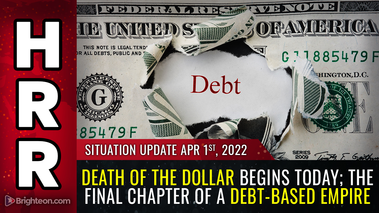 Image: Death of the dollar begins TODAY; the final chapter of a debt-based empire