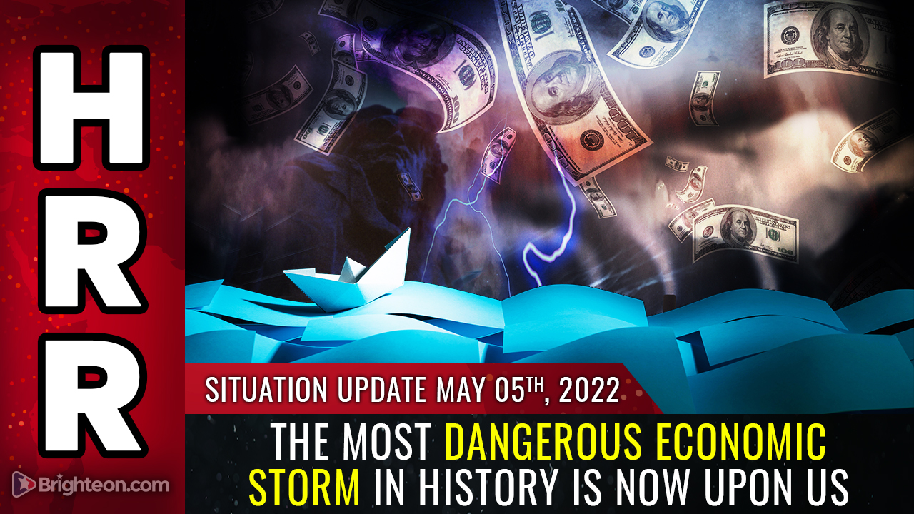 Image: The most epic and dangerous economic STORM in history is now upon us