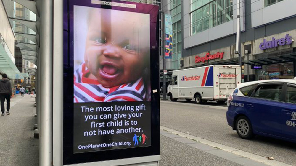 Image: Public billboard calls for the elimination of black children in push for population control
