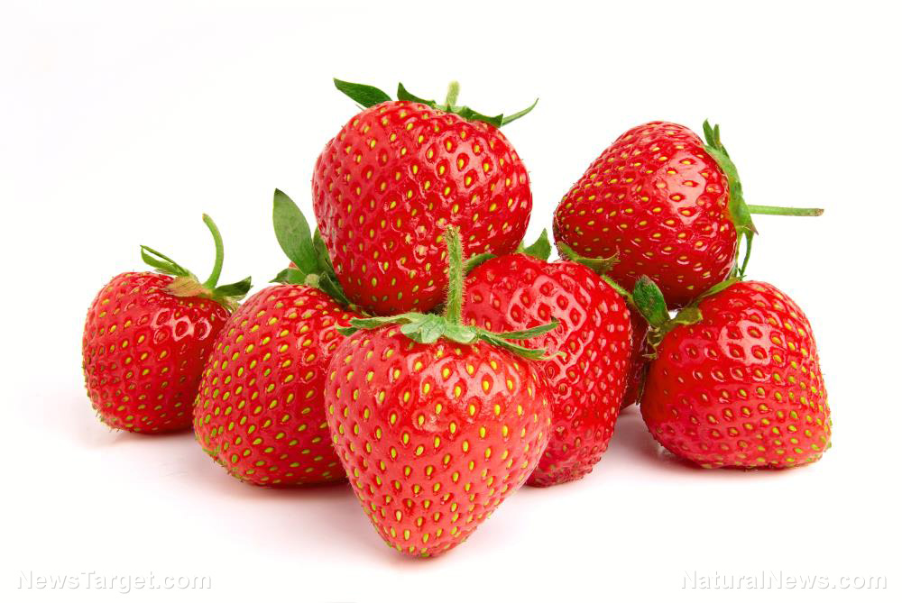 Image: Apples and strawberries contain a natural compound called fisetin that can make your skin look younger
