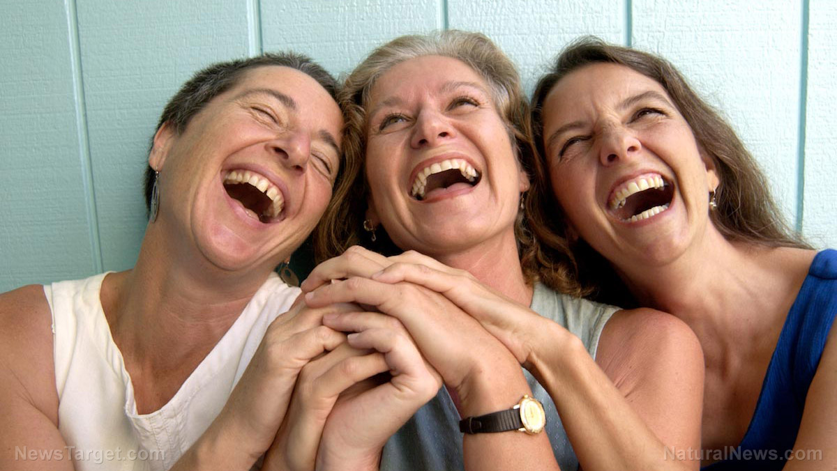 Image: Friends with health benefits: Laughing with friends helps reduce risk of disability among the elderly