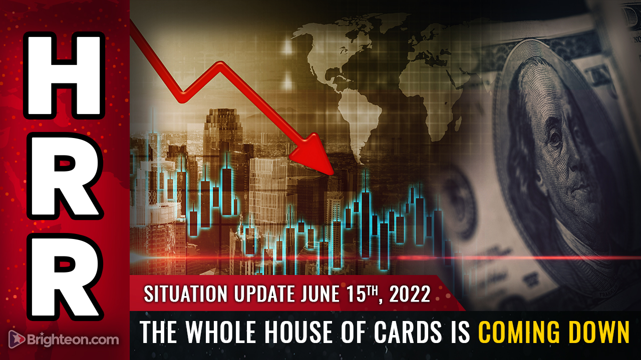 Image: STOCKS, BONDS, CRYPTO and REAL ESTATE: The whole house of cards is coming down