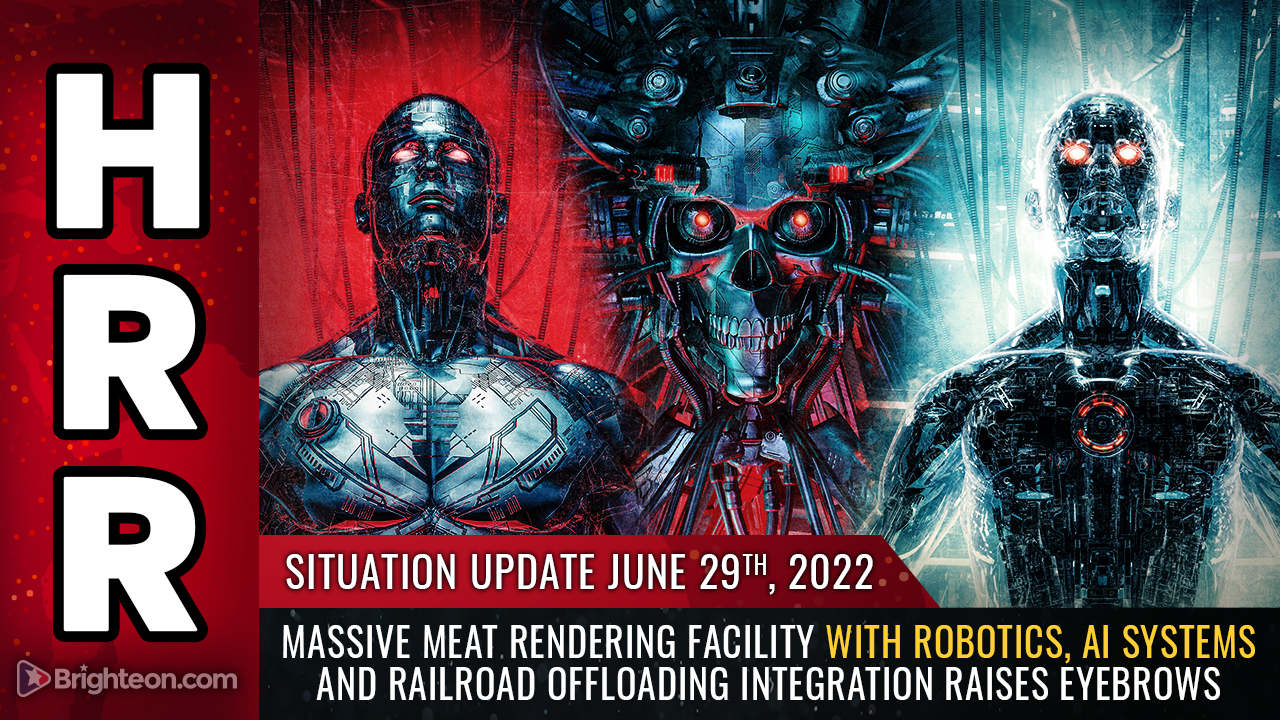 Image: Massive meat rendering facility with robotics, AI systems and railroad offloading integration raises eyebrows