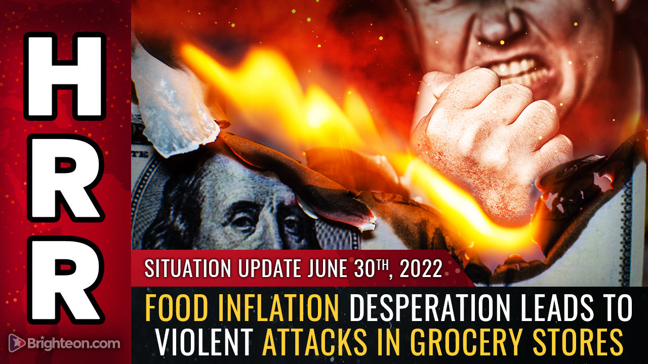 Image: Food inflation desperation leads to VIOLENT ATTACKS in grocery stores