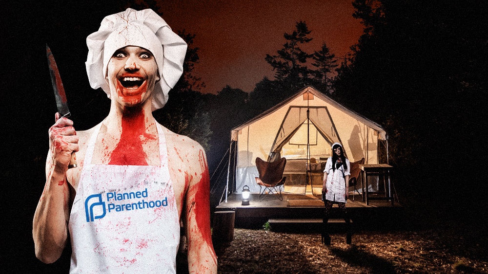 Image: Democrats demand “abortion tents” in national parks to mass murder American babies on federal land; Sen. “Pocahontas” Warren thinks federal butchery of Native Americans didn’t go far enough