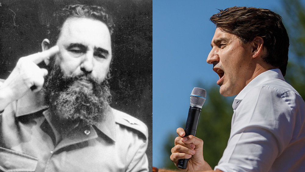 Image: Bombshell evidence PROVES Justin Trudeau is Fidel Castro’s son
