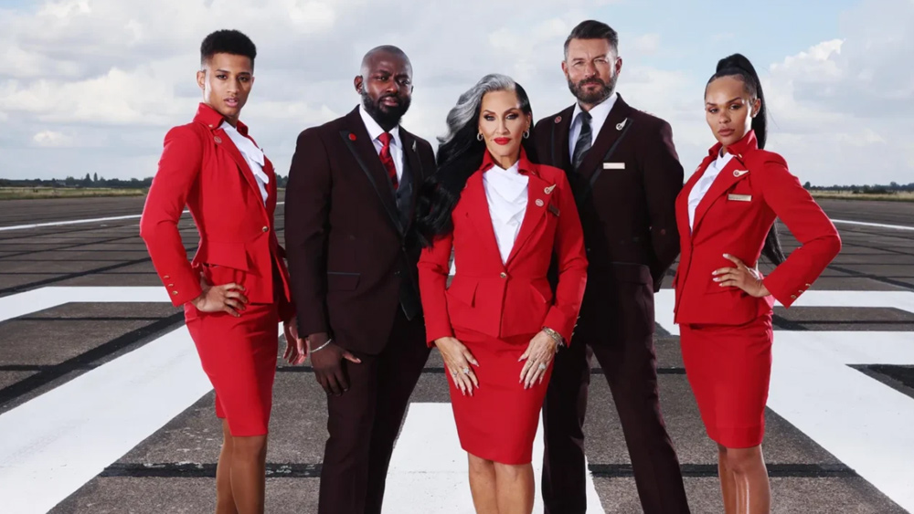 Image: Virgin Atlantic has turned every commercial flight into an LGBT pride parade of cross-dressing queers
