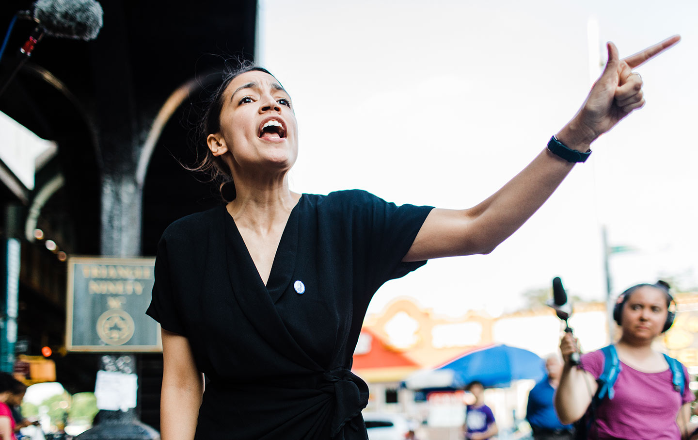 Image: AOC has a nervous breakdown after New Yorkers chant “AOC has got to go”
