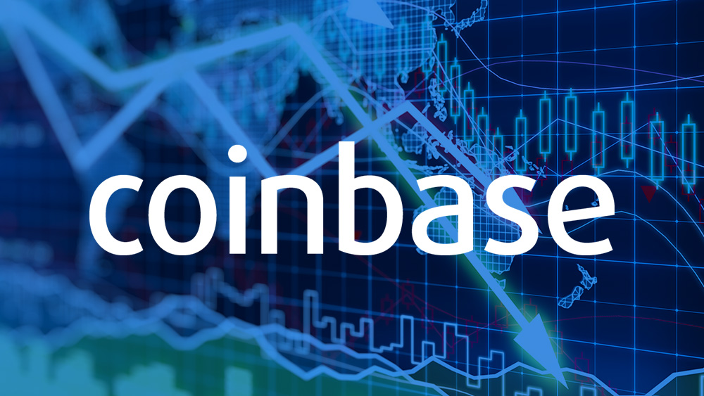 Image: Crypto exchange platform Coinbase lost around 85% of its value in one year