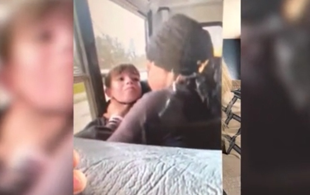 Image: Mother shares scary video of son being strangled by older female student as teachers refuse to act despite judge’s protection order