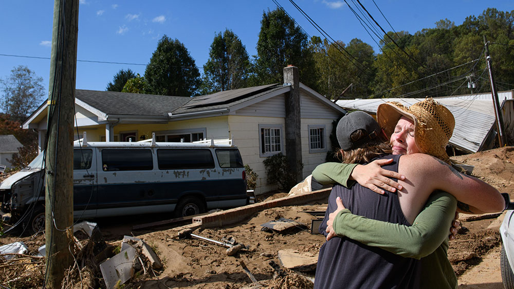 Trumpâ€™s cavalry of aid arrives in hurricane-ravaged North Carolina after four months of FEMA failures