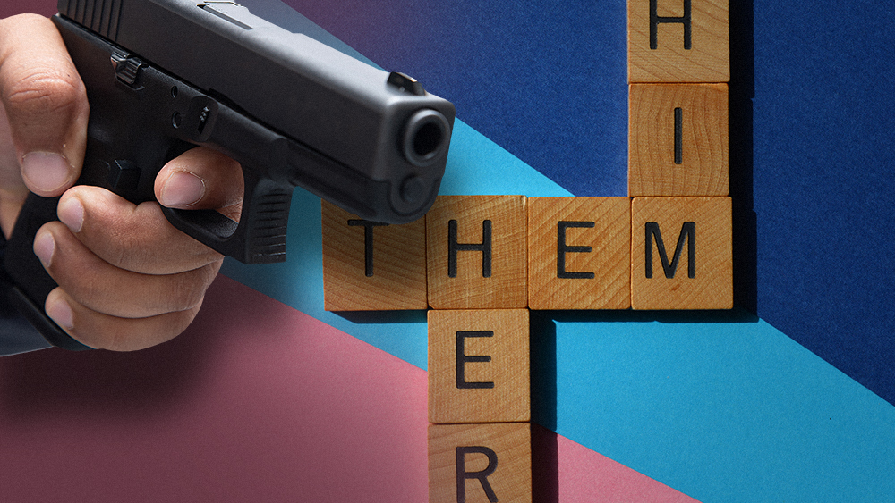 Virginia teacher placed on administrative leave after posting image of rainbow gun with pronoun message