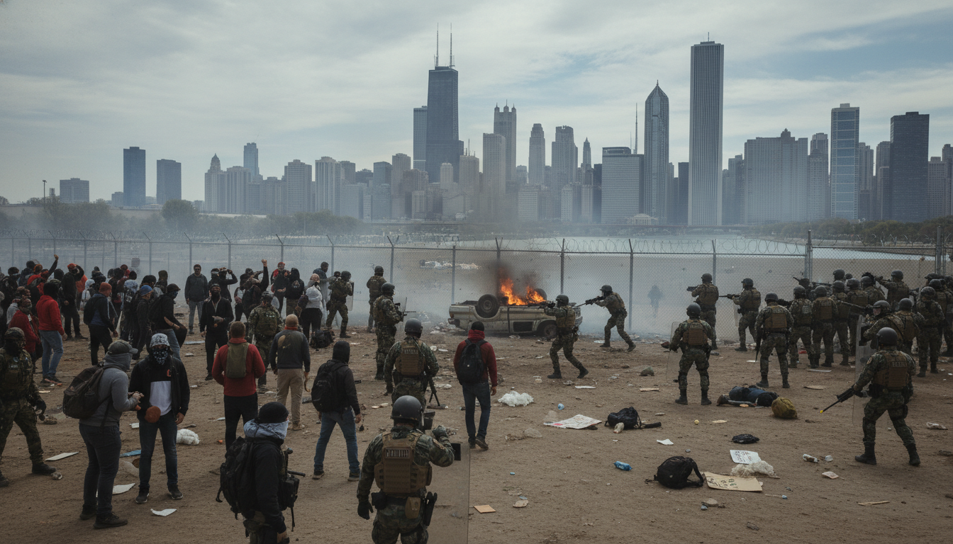 Gunfire erupts in Chicago: Border agents targeted after activist’s threats