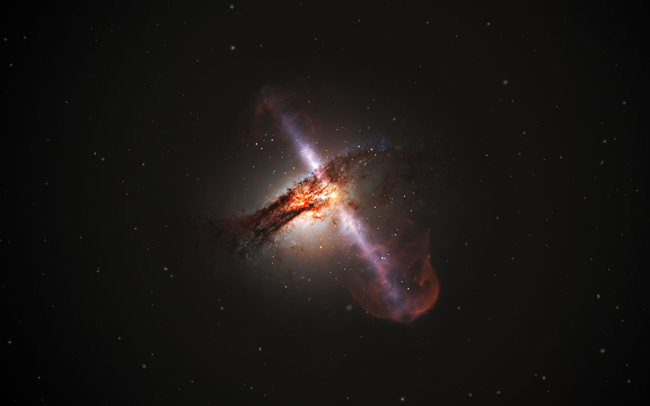 A never-before-seen phenomenon: Astronomers witness black hole unleashing cosmic storm