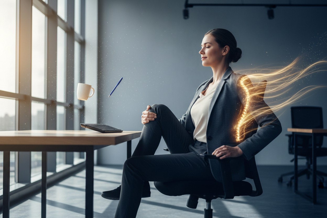 Health Instructor Details 10-Minute Chair Stretch Routine for Sedentary Workers