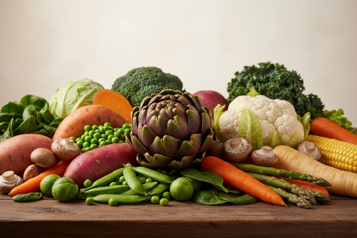 Fifteen Vegetables Identified as High-Fiber Foods, According to Nutrition Data
