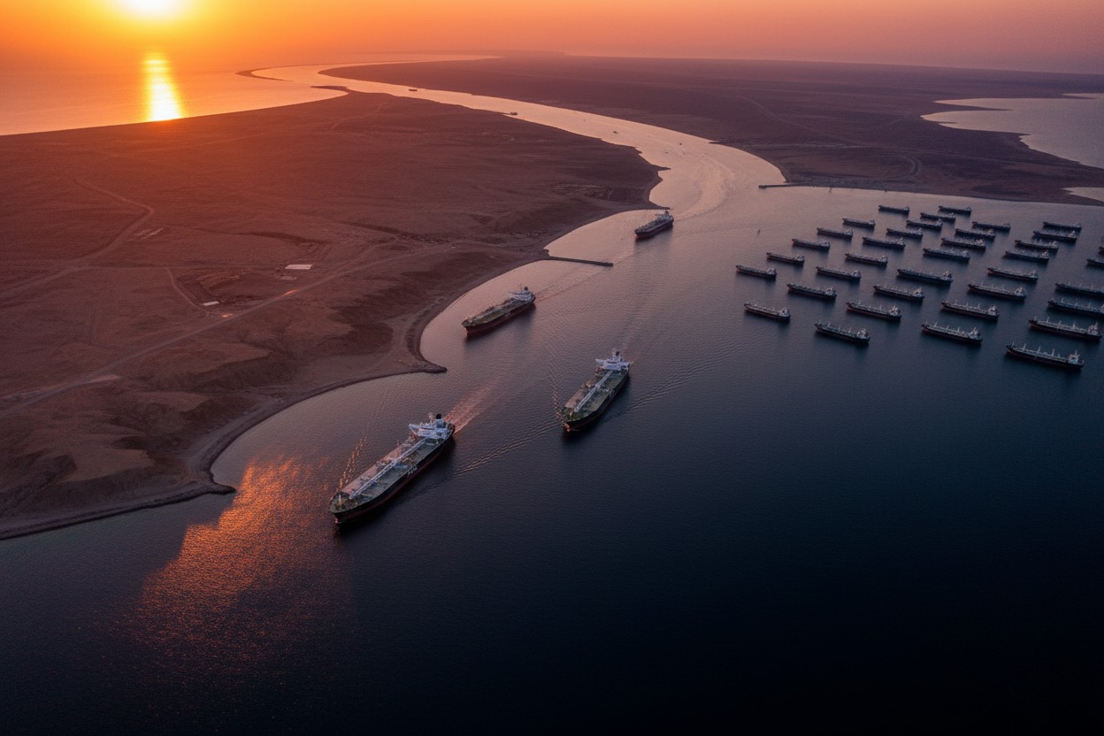 Strait of Hormuz Transit Remains Limited to Iran-Aligned Vessels; Tankers Gather Near Entrance