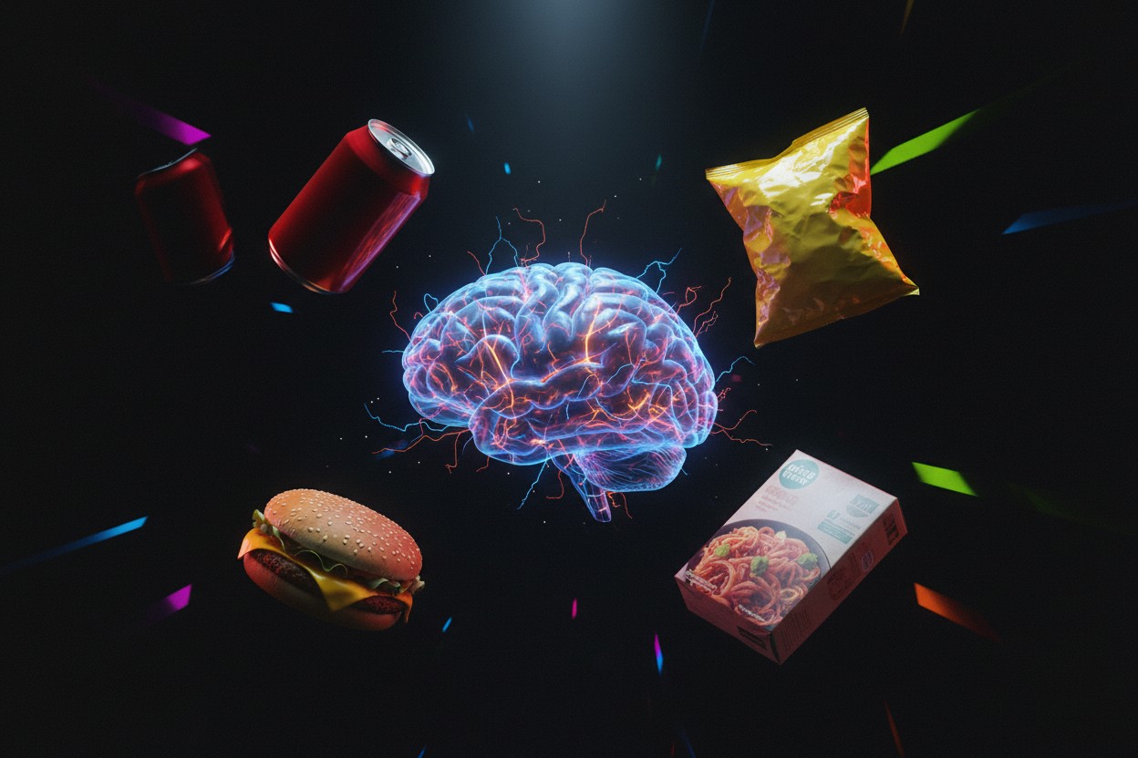 Study Links Ultra-Processed Food Intake to Reduced Attention, Higher Dementia Risk Score