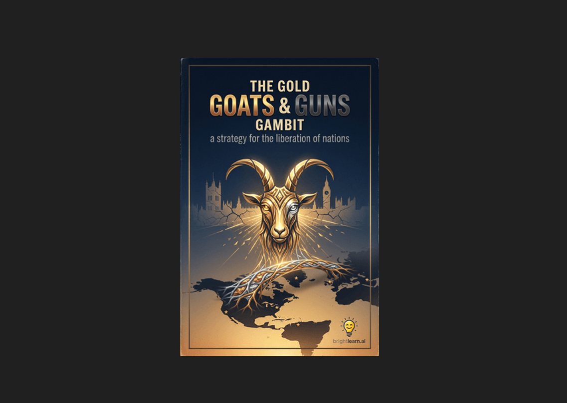 The Gold Goats & Guns Gambit: The case for honest money, self-sufficiency and the end of British financial rule