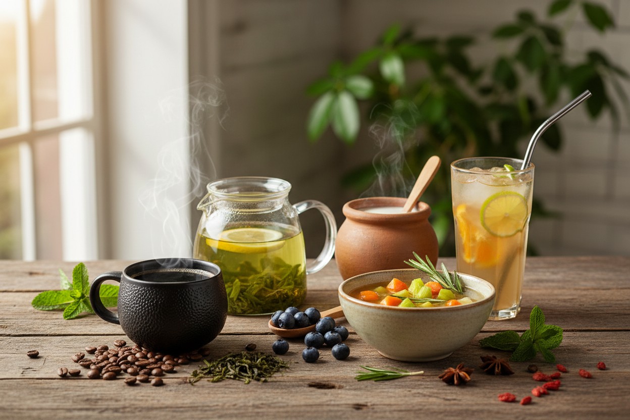 Experts Identify Five Healthiest Drinks Beyond Water, With Emphasis on Quality and Sourcing