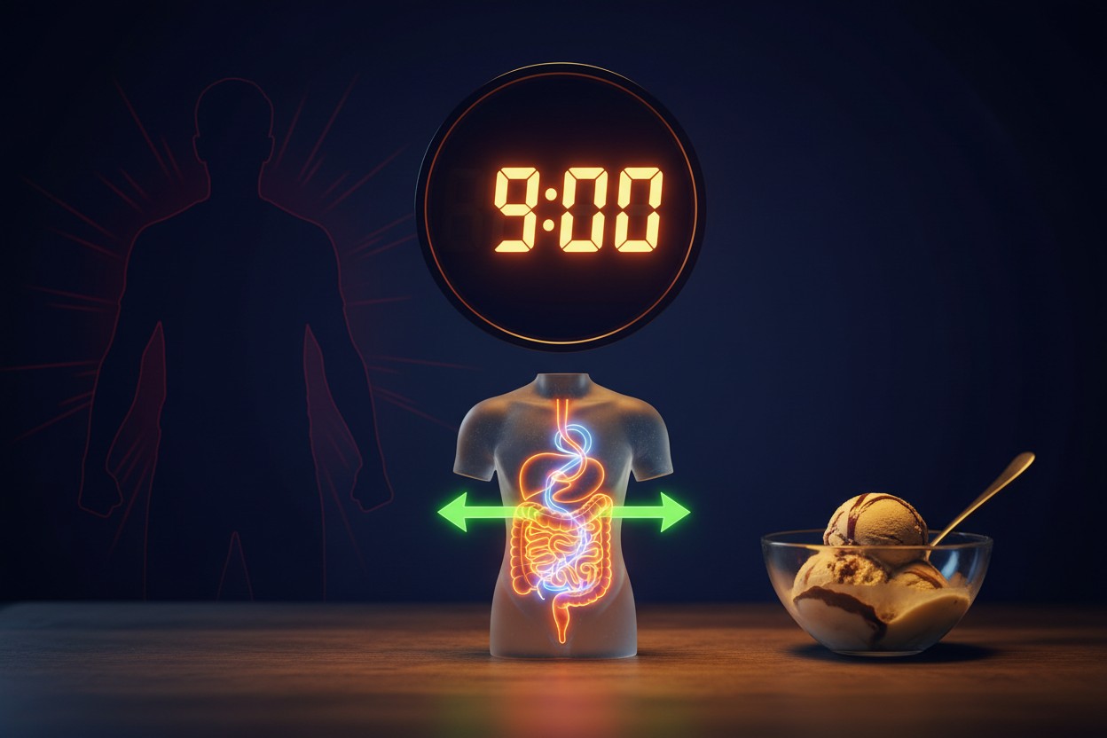 Study Links Late-Night Eating, Stress to Increased Digestive Problems