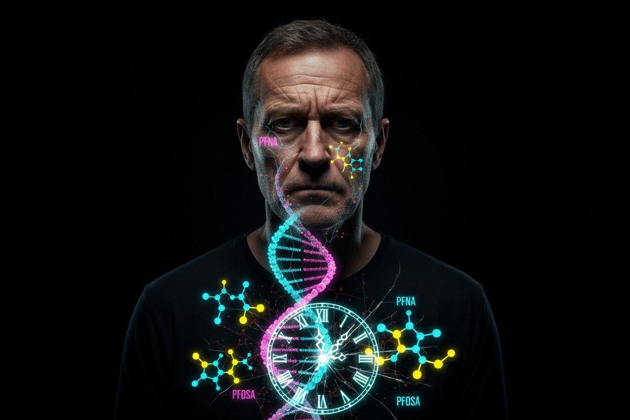Study Links PFNA and PFOSA to Accelerated Epigenetic Aging in Middle-Aged Men