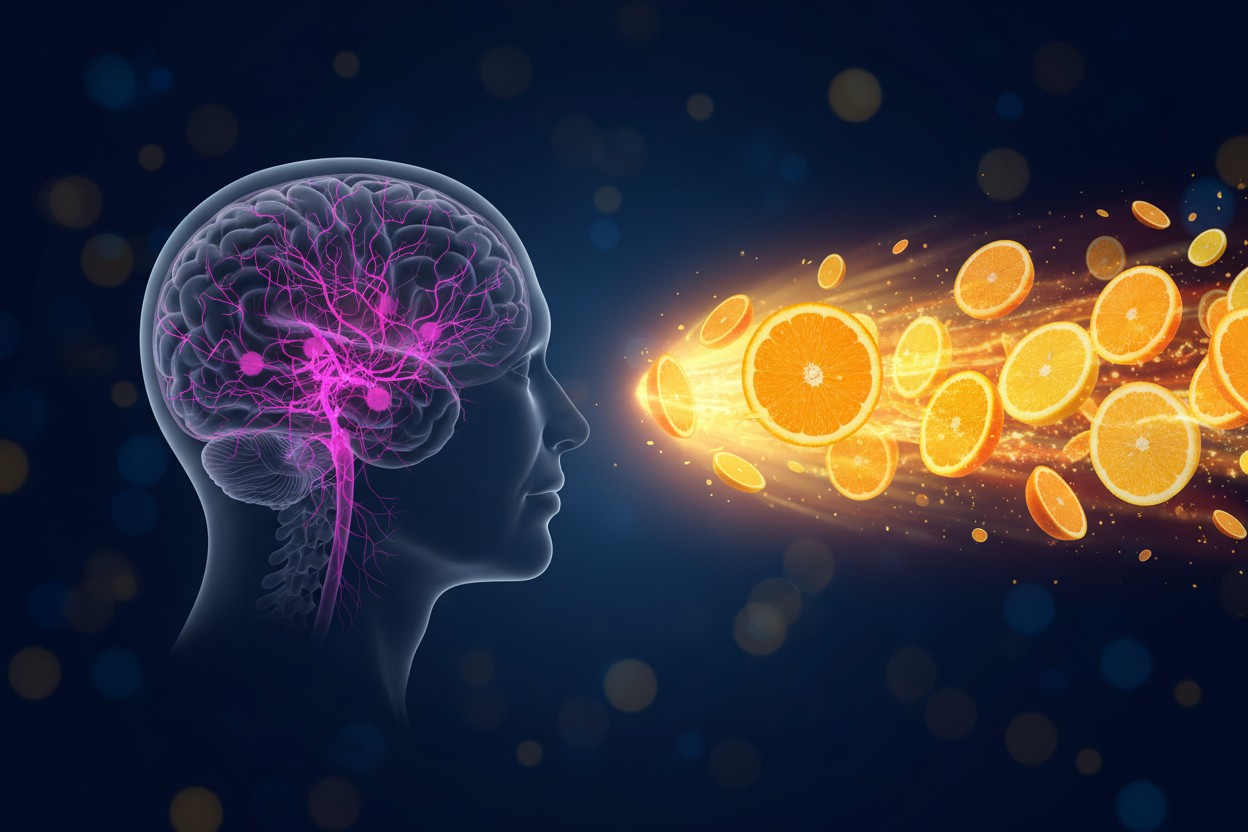 Study Links Low Vitamin C Levels to Reduced Gray Matter Volume in Older Adults