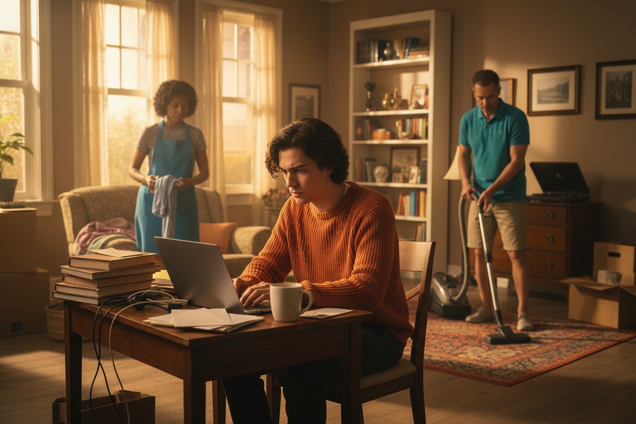 Report: Record 25.2 Million Young Adults Live with Parents in 2025, Many Employed