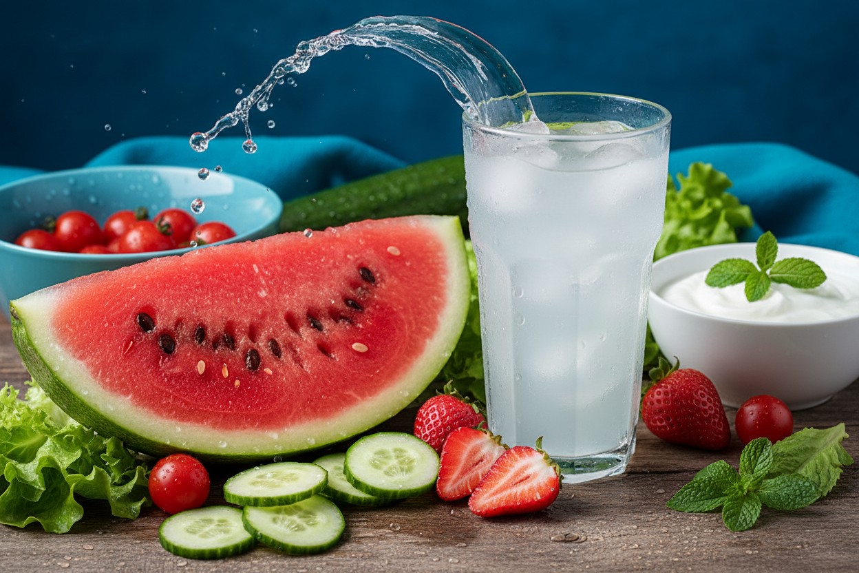 Water-Rich Foods Can Support Hydration and Body Cooling, Experts Report